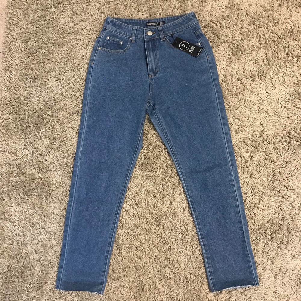 petite mom jeans
